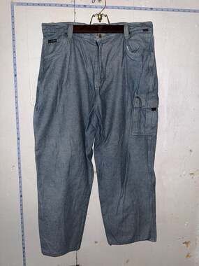 Vintage FUBU Baggy Cargo Carpenter Denim Jeans Size 42x34